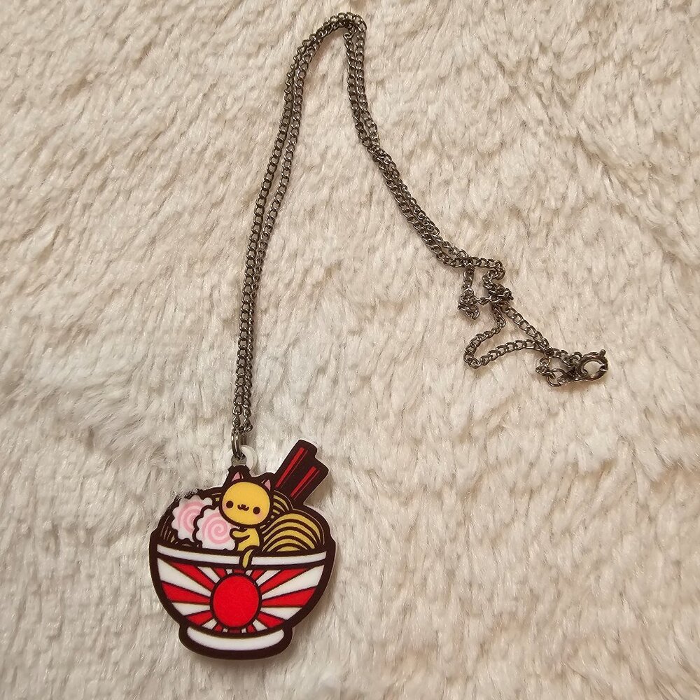 Tasty Peach Studios Ramen Bowl Cat Necklace
